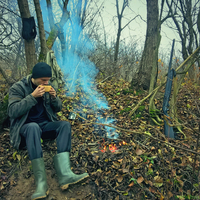 розведення вогню, кукса, похід вихідного дня, лісовий чай, полювання,